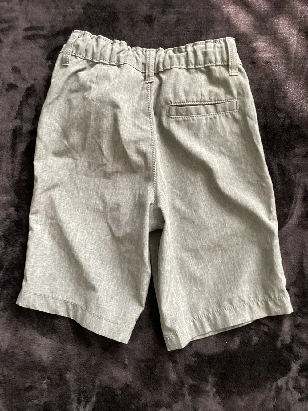 OshKosh B'gosh Light Gray Flat-Front Boys' Shorts